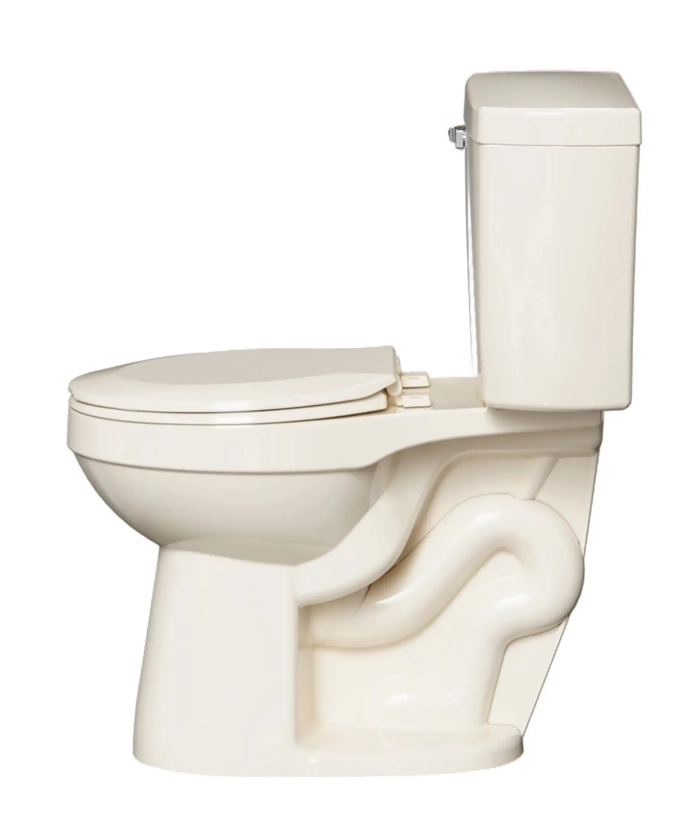 Project Source 1.28 GPF Elongated Chair Height 2-Piece Toilet