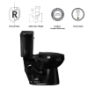 Image for Project Source 1.28 GPF Elongated Chair Height 2-Piece Toilet