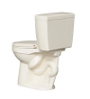 Image for Project Source 1.28 GPF Elongated Chair Height 2-Piece Toilet