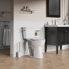 Image for White Elongated Tall height 12-in Rough-In WaterSense 1.28 GPF Single Slow Close Feature 2-piece