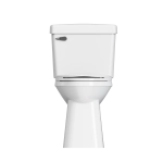 White Elongated Chair height 12-in Rough-In WaterSense 0.8 GPF Single Slow Close Feature 2-piece
