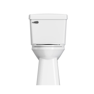 White Elongated Chair height 12-in Rough-In WaterSense 0.8 GPF Single Slow Close Feature 2-piece