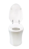 Image for Bidet Toilet White Single Elongated Standard Height Smart Soft Close 1-piece Bidet 12-in Rough-In WaterSense Labeled 1.28 GPF