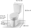 Image for Project Source Pro-Flush 2-piece Toilet