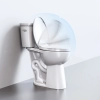 Image for White Elongated Tall height 12-in Rough-In WaterSense 1.28 GPF Single Slow Close Feature 2-piece