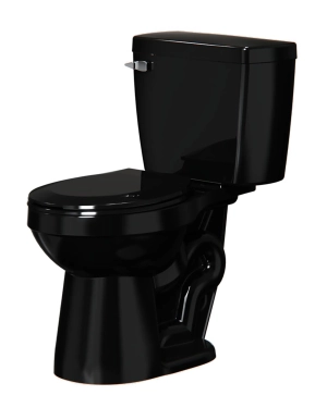 Project Source 1.28 GPF Elongated Chair Height 2-Piece Toilet