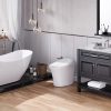 Image for Bidet Toilet White Single Elongated Standard Height Smart Soft Close 1-piece Bidet 12-in Rough-In WaterSense Labeled 1.28 GPF
