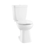 Pro-Flush Eco White Round Chair height 12-in Rough-In WaterSense 0.8 GPF Single 2-piece