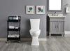 Image for Danville White Elongated Chair height 12-in Rough-In WaterSense 1.28 GPF Touchless Slow Close Feature 2-piece