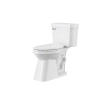 Image for White Elongated Chair height 12-in Rough-In WaterSense 0.8 GPF Single Slow Close Feature 2-piece