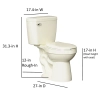 Image for Project Source 1.28 GPF Elongated Chair Height 2-Piece Toilet
