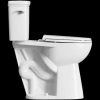 Image for White Elongated Tall height 12-in Rough-In WaterSense 1.28 GPF Single Slow Close Feature 2-piece