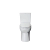 Image for Caserta White Elongated Chair height 12-in Rough-In WaterSense 1.6 GPF Dual Slow Close Feature 2-piece
