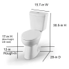 Image for Project Source Pro-Flush 2-piece Toilet