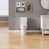 Image for Caserta White Elongated Chair height 12-in Rough-In WaterSense 1.6 GPF Dual Slow Close Feature 2-piece