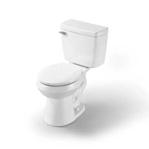 Project Source 1.28 GPF Elongated Chair Height 2-Piece Toilet