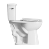 Image for White Elongated Tall height 12-in Rough-In WaterSense 1.28 GPF Single Slow Close Feature 2-piece