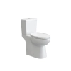 Image for Caserta White Elongated Chair height 12-in Rough-In WaterSense 1.6 GPF Dual Slow Close Feature 2-piece