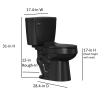 Image for Project Source 1.28 GPF Elongated Chair Height 2-Piece Toilet