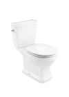 Image for Vitreous china two-piece Rimless toilet with dual outlet