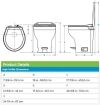 Image for Aqua-Magic® VI Permanent RV Toilet