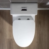 Image for WOODBRIDGE Moder Design, Elongated One piece Toilet Dual flush 1.0/1.6 GPF,with Soft Closing Seat, white, T-0032