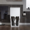 Image for WOODBRIDGE Moder Design, Elongated One piece Toilet Dual flush 1.0/1.6 GPF,with Soft Closing Seat, white, T-0032