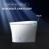 Image for WOODBRIDGE B0970S Smart Bidet Tankless Toilet Elongated One Piece Chair Height, Auto Flush, Foot Sensor Operation, Heated Seat with Integrated Multi Function Remote Control in White