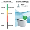Image for WOODBRIDGE B0931S Smart Bidet Toilet with 1.28 GPF Dual Flush Auto Open & Close, Foot Sensor Flush, Voice Control,1000 Gram Map Flushing Score, LED Display, Chair Height Design and Cleaning Foam Dispenser