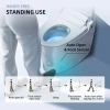 Image for WOODBRIDGE EBT700 One Piece Elongated Smart Toilet Bidet, Auto Open & Close, Auto Flush, Foot Sensor Operation, Heated Seat with Integrated Multi Function Remote Control in White