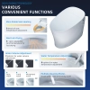 Image for WOODBRIDGE EBT700 One Piece Elongated Smart Toilet Bidet, Auto Open & Close, Auto Flush, Foot Sensor Operation, Heated Seat with Integrated Multi Function Remote Control in White