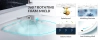 Image for WOODBRIDGE T-0042 One Piece 1.1GPF/1.6 GPF Dual Flush Elongated Toilet with Non-Electric Toilet Seat in White