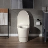Image for WOODBRIDGEE One Piece Toilet with Soft Closing Seat, Chair Height, 1.28 GPF Dual, Water Sensed, 1000 Gram MaP Flushing Score Toilet, B0942, Biscuit