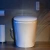 Image for WOODBRIDGE B0970S Smart Bidet Tankless Toilet Elongated One Piece Chair Height, Auto Flush, Foot Sensor Operation, Heated Seat with Integrated Multi Function Remote Control in White