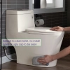 Image for WOODBRIDGEE One Piece Toilet with Soft Closing Seat, Chair Height, 1.28 GPF Dual, Water Sensed, 1000 Gram MaP Flushing Score Toilet, B0942, Biscuit