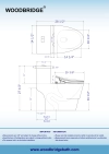 Image for WOODBRIDGE Elongated 1-Piece Toilet with Advanced Auto Open & Close Bidet Smart Toilet Seat, Child Wash, Chair Height, 1000 Gram MaP Flushing Score, 1.28 GPF Dual, Water Sensed