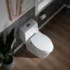 Image for WOODBRIDGE T-0042 One Piece 1.1GPF/1.6 GPF Dual Flush Elongated Toilet with Non-Electric Toilet Seat in White