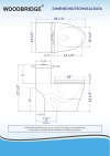 Image for WOODBRIDGEE One Piece Toilet with Soft Closing Seat, Chair Height, 1.28 GPF Dual, Water Sensed, 1000 Gram MaP Flushing Score Toilet, B0942, Biscuit