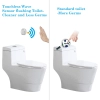 Image for WOODBRIDGE B-0940-A Modern One-Piece Elongated toilet with Soft Closed Seat and Hand Free Touchless Sensor Flush Kit, White