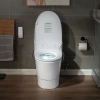 Image for WOODBRIDGE T-0047 One Piece 1.1GPF/1.6 GPF Dual Flush Elongated Toilet with Advance Smart Bidet Toilet in White
