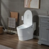 Image for WOODBRIDGE T-0047 One Piece 1.1GPF/1.6 GPF Dual Flush Elongated Toilet with Advance Smart Bidet Toilet in White