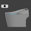 Image for WOODBRIDGE B0960S Auto Flush, Auto Open & Auto Close, 1.28 GPF Single Flush Toilet with Intelligent Smart Bidet Seat and Wireless Remote Control, Chair Height
