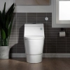 Image for WOODBRIDGE B-0940-A Modern One-Piece Elongated toilet with Soft Closed Seat and Hand Free Touchless Sensor Flush Kit, White