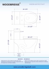 Image for WOODBRIDGE Moder Design, Elongated One piece Toilet Dual flush 1.0/1.6 GPF,with Soft Closing Seat, white, T-0032