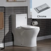 Image for WOODBRIDGE Moder Design, Elongated One piece Toilet Dual flush 1.0/1.6 GPF,with Soft Closing Seat, white, T-0032