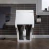 Image for WOODBRIDGE B-0940-A Modern One-Piece Elongated toilet with Soft Closed Seat and Hand Free Touchless Sensor Flush Kit, White
