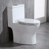 Image for WOODBRIDGEBath T-0031 WOODBRIDGE T-0031 Short Compact Tiny One Piece Toilet with Soft Closing Seat, Small Toilet