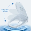 Image for WOODBRIDGE Elongated 1-Piece Toilet with Advanced Auto Open & Close Bidet Smart Toilet Seat, Child Wash, Chair Height, 1000 Gram MaP Flushing Score, 1.28 GPF Dual, Water Sensed