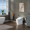 Image for WOODBRIDGE Toilet & Bidet Luxury Elongated One Piece Advanced Smart Seat with Temperature Controlled Wash Functions and Air Dryer, Toilet with Bidet. T-0737, Bidet & Toilet