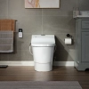 Image for WOODBRIDGE Toilet & Bidet Luxury Elongated One Piece Advanced Smart Seat with Temperature Controlled Wash Functions and Air Dryer, Toilet with Bidet. T-0737, Bidet & Toilet